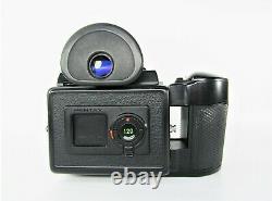 Pentax 645 Medium Format Film Camera Body 120 Film Back and Grip Near Mint JP