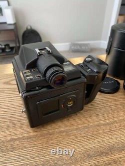 Pentax 645 Medium Format SLR Film Camera with 75mm and 150mm lens. 220 Film Back