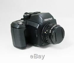 Pentax 645 NII Medium Format SLR Film Camera with 75 mm f/2.8 Lens 120 Back