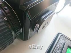 Pentax 645n Medium Format Film Camera with 2 Pentax AF 645 Lenses and 3 Film Backs