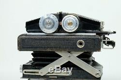 Plaubel Makina IIS camera with 10cm f2.9 Anticomar and roll film back