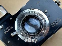 Plaubel Makina II Vintage Black medium format camera with backs & Film Holders