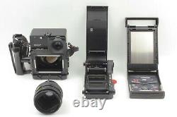 RARE SET Polaroid 600SE Instant Camera with M Adapter 6x9 Film back from Japan