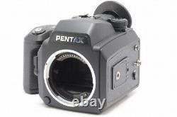 Rare! Near MINT Pentax 645NII N II Body with220 Film Back Film Camera from Japan