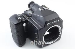 Read Exc+5 Pentax 645 Film Camera 220 Back + Grip Battery Holder from JAPAN
