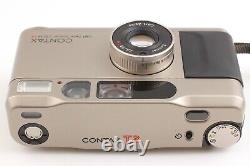 Read & Tested EXC+5 withCase Contax T2 D Data Back Silver Film Camera From JAPAN