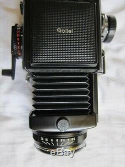 Rolleiflex SL-66SE Camera Body SL66SE 120 Film Back SL66SE 80mm Planar HFT Lens