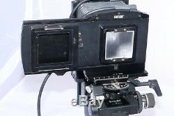 Sinar f3 SL digital-film VIEW camera. (3) Bellows Sinaron lens Hasselblad V Back