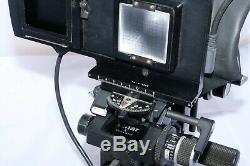 Sinar f3 SL digital-film VIEW camera. (3) Bellows Sinaron lens Hasselblad V Back