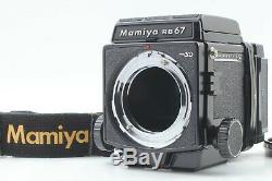 TOP MINT Mamiya RB67 Pro SD + 120 Film Back 6x7 Camera Body From JAPAN #340