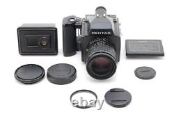 TOP MINT Pentax 645 Film Camera SMC A 150mm f3.5 + 120 + 220 Film Back JAPAN