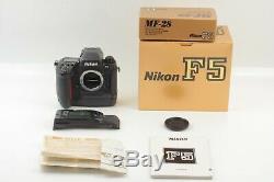 TOP MINT in BOX Nikon F5 with MF-28 Data Back Film camera Body From JAPAN #378