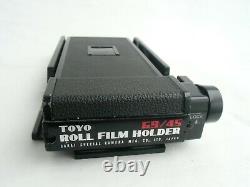TOYO 69/ 45 roll film back (6x9cm 6x9 holder for 4x5' TOYO camera 8033-01733)