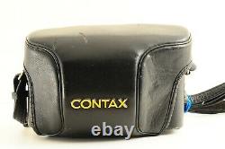 Tested N Mint Contax TVS Point &Shoot 35mm Film Camera Data Back case Hood Japan