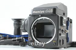 Top MINT Mamiya M645 Super MF Film Camera AE Prism Finder 120 Film Back JAPAN
