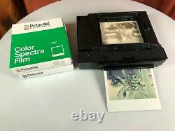 UBER RARE Polaroid Spectra Back for 600SE Instant Camera Spectra FILM included