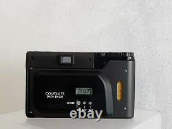 US Seller Contax T3 Film Tested Black Single Tooth Data Back P&S Camera & extras