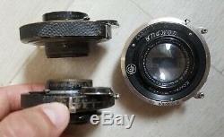 Unique Voigtlander 6x9 camera with Plaubell 120 roll film back + 5 lenses Linhof