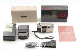 Unused withCase Strap in Box? Contax T2 D Data Back Film Camera From JAPAN #965
