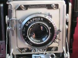 Vintage Graflex 2x3 Camera With 120 Roll Film Back