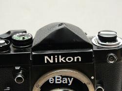 Vintage Nikon F2 35mm Film Camera with Mikami Speed Magny 100-2 Polaroid Back RARE