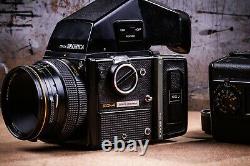 ZENZA BRONICA SQ-A 6X6 MEDIUM FORMAT FILM CAMERA KIT With EXTRA 645 BACK 80MM LENS