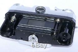 Zeiss Contarex Bullseye camera. Carl Zeiss Tessar 50mm f2.8. Case. Film Back