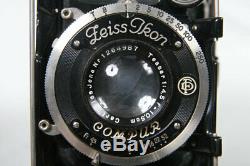 Zeiss Maximar 207/3 antique camera 120 film back adapter 105mm Tessar Lens 1920