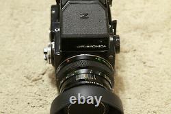 Zenza Bronica ETR Medium Format Camera 75mm F2.8, AE-II Finder E, 120 film back