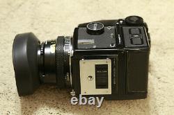 Zenza Bronica ETR Medium Format Camera 75mm F2.8, AE-II Finder E, 120 film back